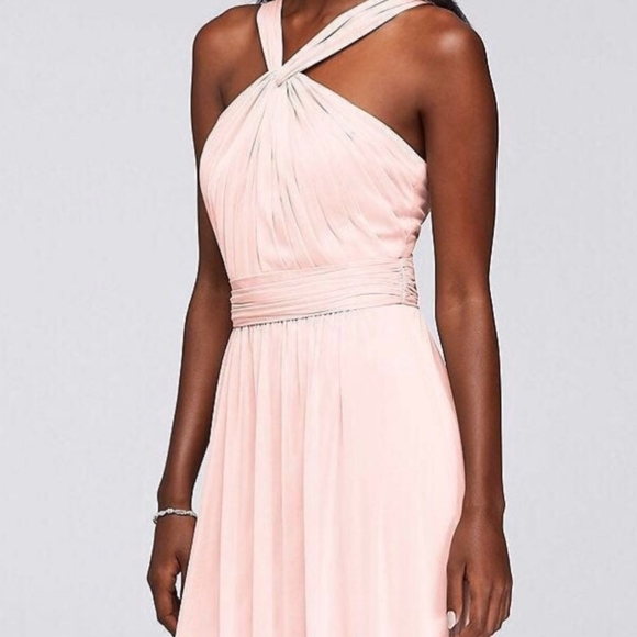David's Bridal | Dresses | Davids Bridal Petal Pink Bridesmaid Dress |  Poshmark